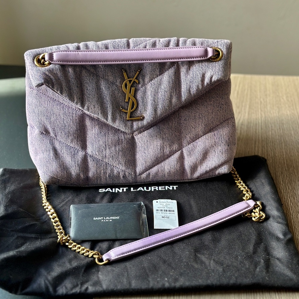 Saint Laurent YSL LouLou Puffer Quilted Handbag